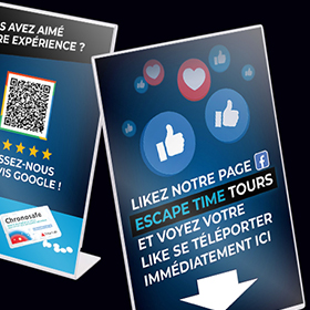 Escape Time<span>Support de communication</span>